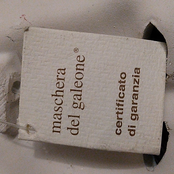 Authentic Maschera del Galeone Mask Sun  and Moon  Ornament - Picture 4 of 7